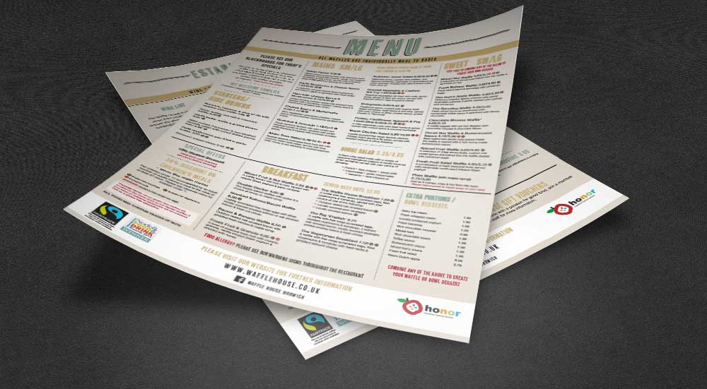 Menu and Pricelists